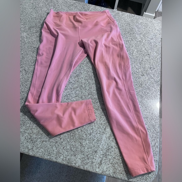 Lululemon Align High Rise Pant 28” in Pink Tide SIZE 14 - Picture 4 of 8